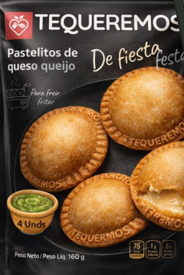 Pastelitos de queso 40 uds