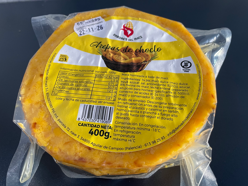[AR012] Arepa de choclo 3 uds. 400g